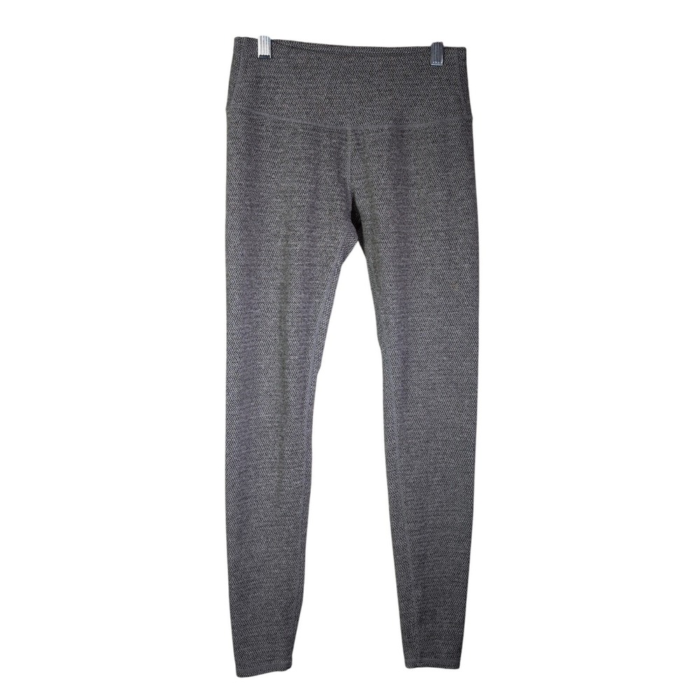 Kyodan XS High-Waist Light Gray Herringbone Thick Legging Double Brushed Comfort